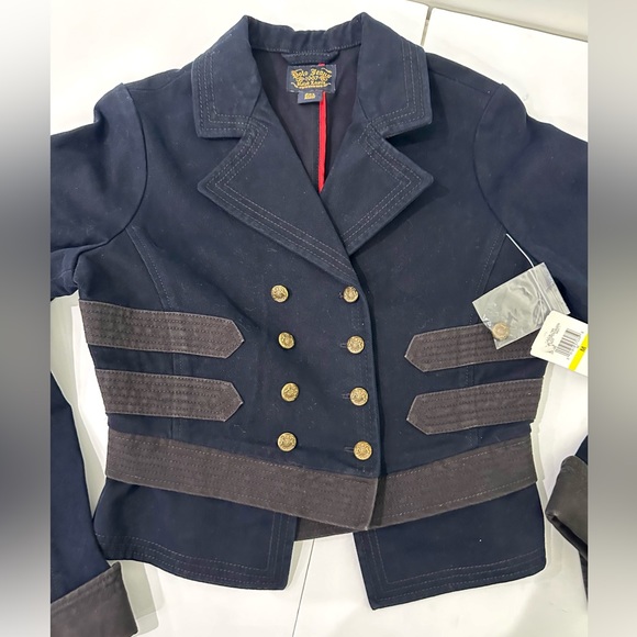 Polo Ralph Lauren Woman's 1967 Vintage Button Up Military Band Style Jacket SZ M - Picture 5 of 13